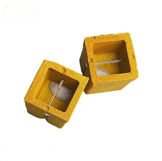 Square carbon cup
